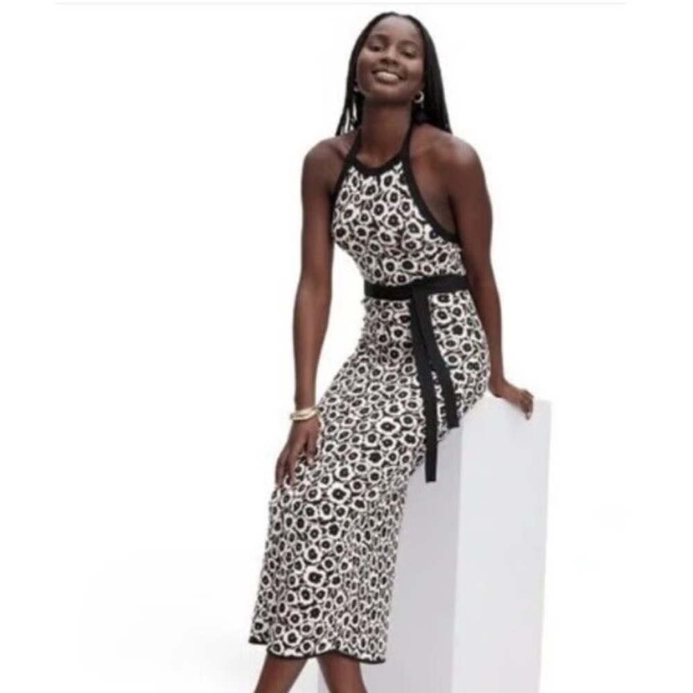 NWT Diane Von Furstenberg x Target Knit Print Midi Dress sz S